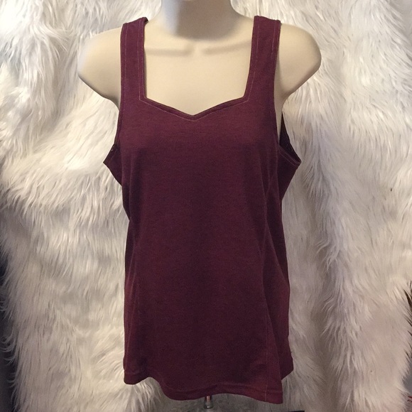 Kuhl Women/'s Sora V Neck Racerback Sleeveless Tank Top Shirt Guava Orange L XL